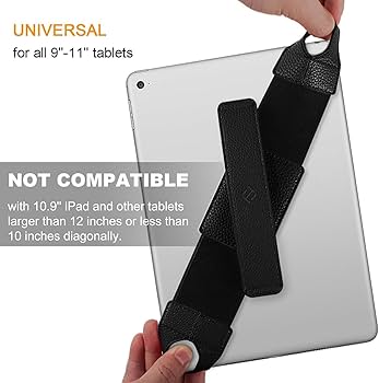 Amazon.com: Fintie Universal Tablet Hand Strap Holder, 360 Degrees