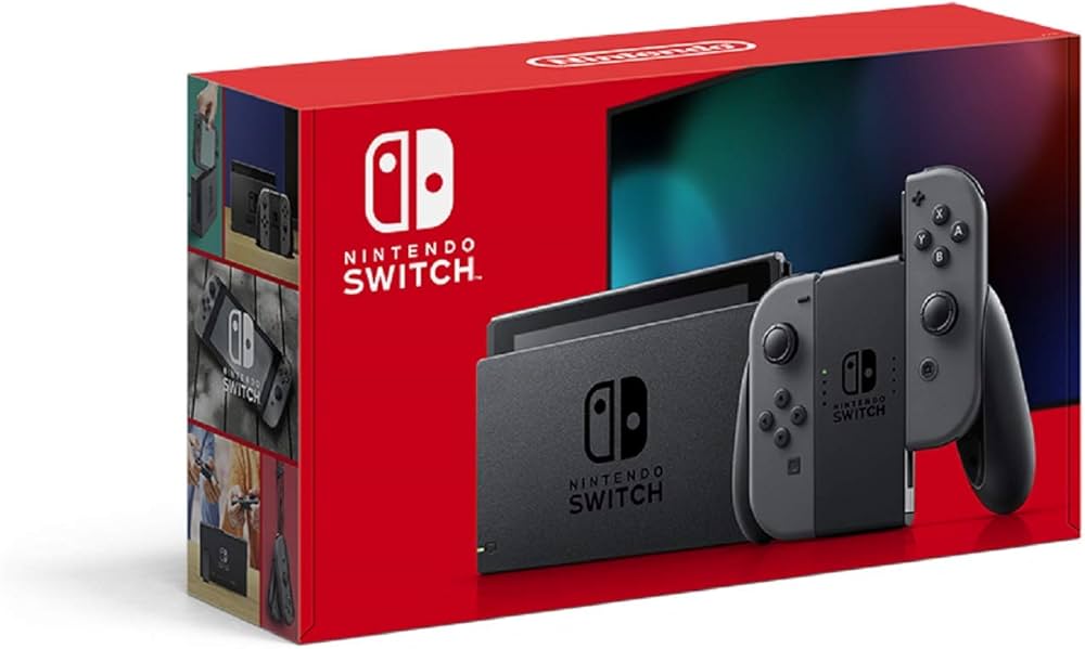 Nintendo Switch 本体 グレー付属品あり 箱付き 付属品完備】Nintendo