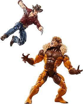 Marvel Legends Series Logan vs Sabretooth, Wolverine 50th