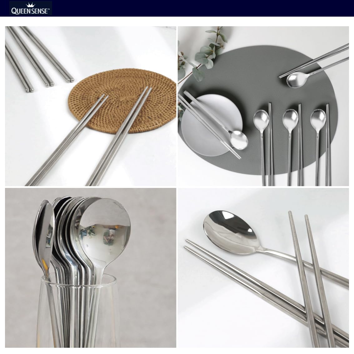 Amazon.co.jp: クイーンセンス QUEEN SENSE 韓国 スプーン 10本セット