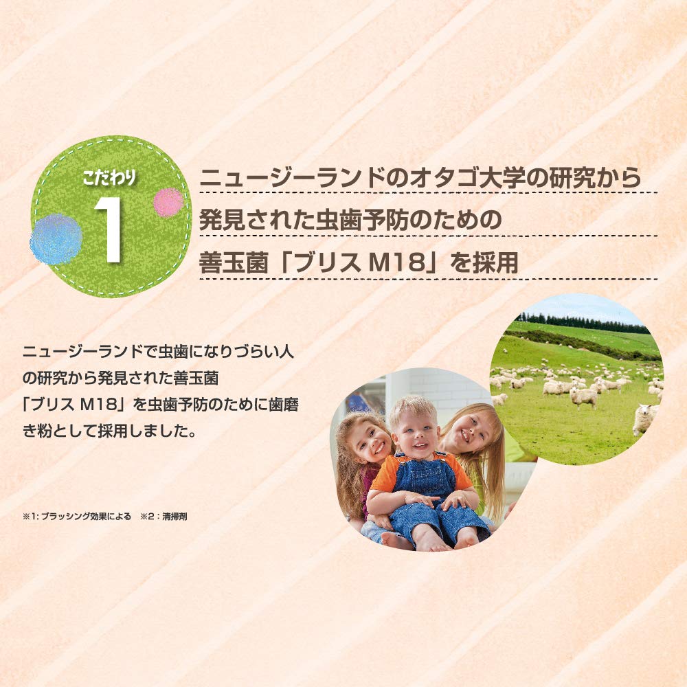 Amazon | 【イヤイヤ期の歯磨き対策】Brian(ブリアン) 子供 歯磨き粉