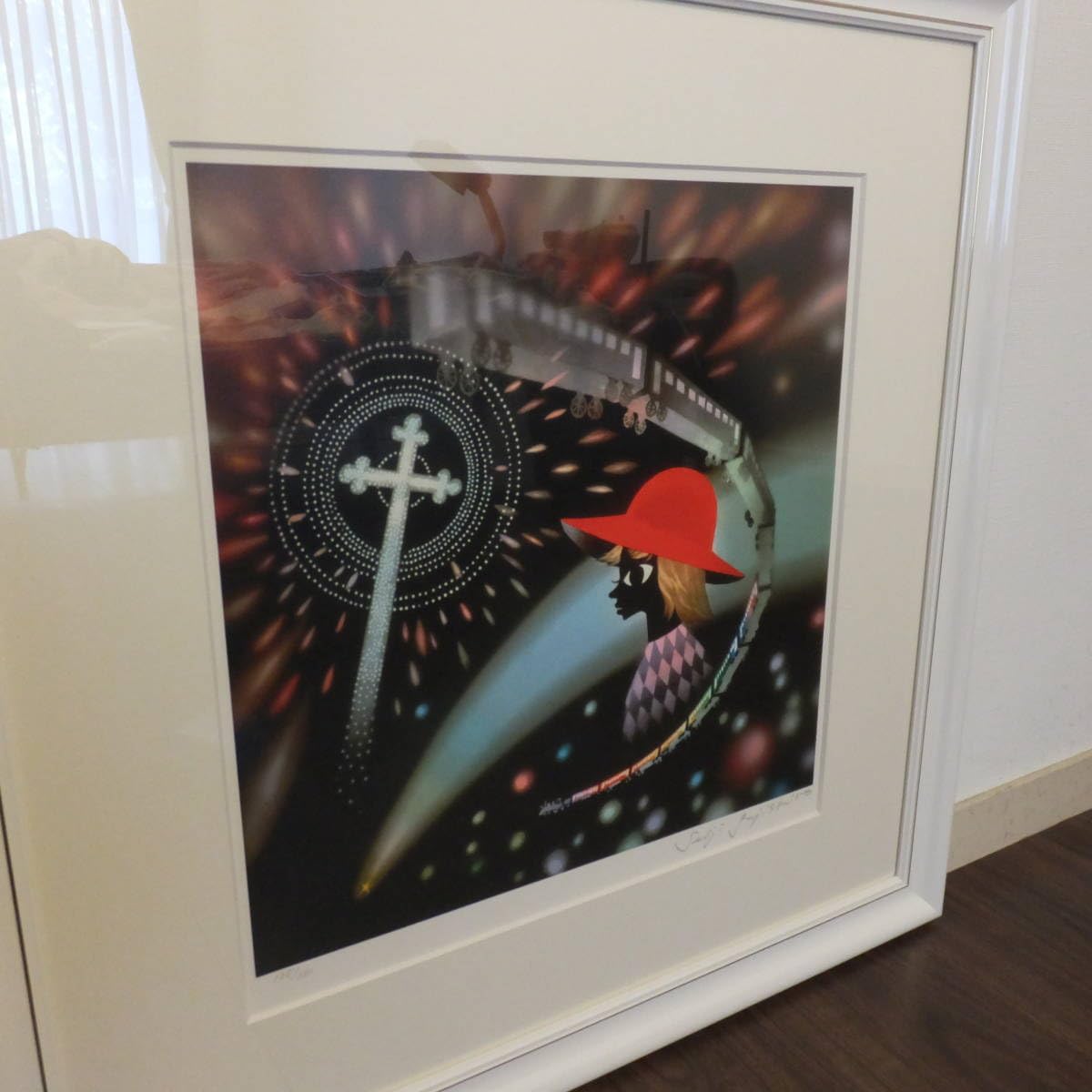 Amazon.co.jp: ○真作保証書付藤城清治銀河鉄道の夜レフグラフファイン