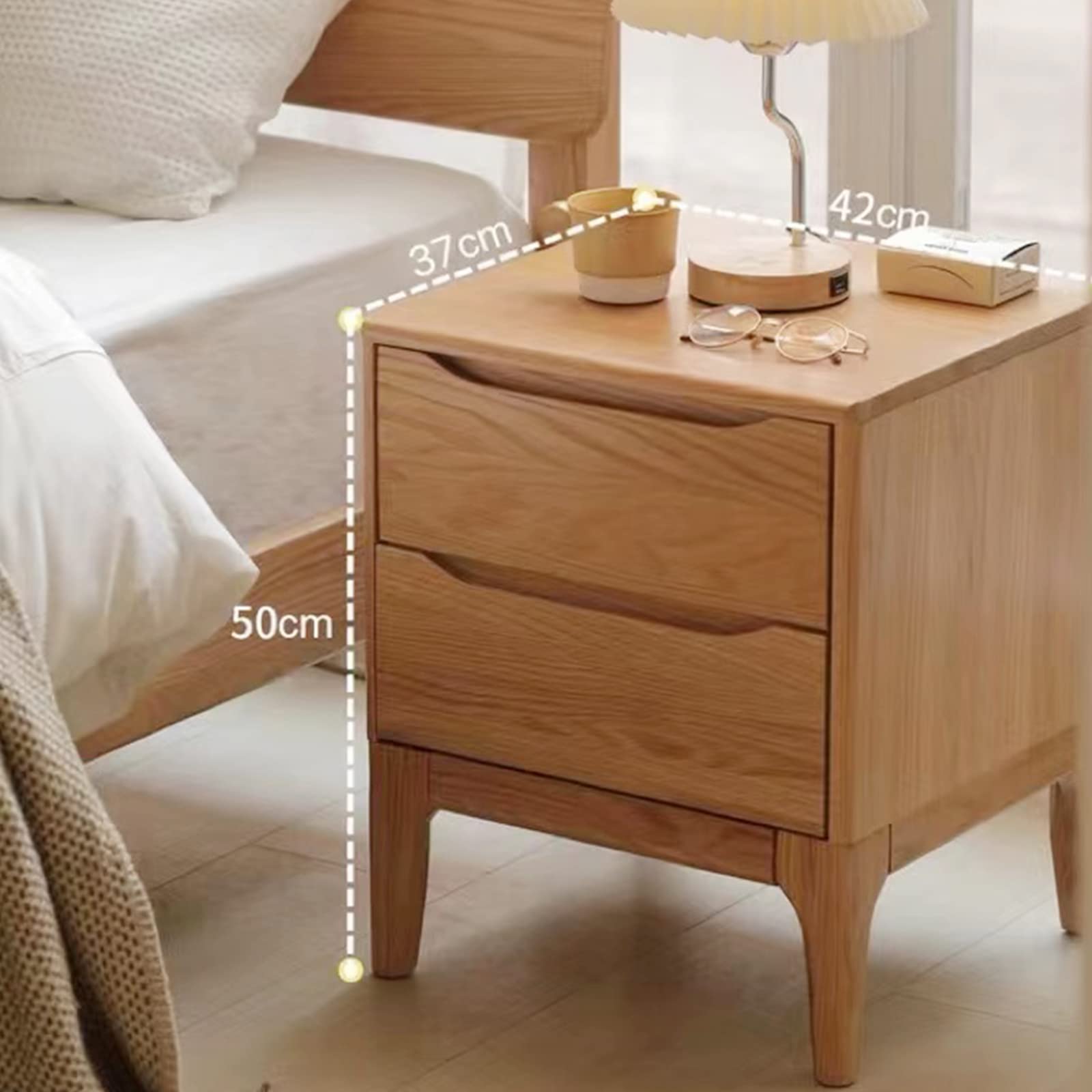 Amazon.co.jp: MU RONG サイドテーブル アメリカオークウッド ナイト