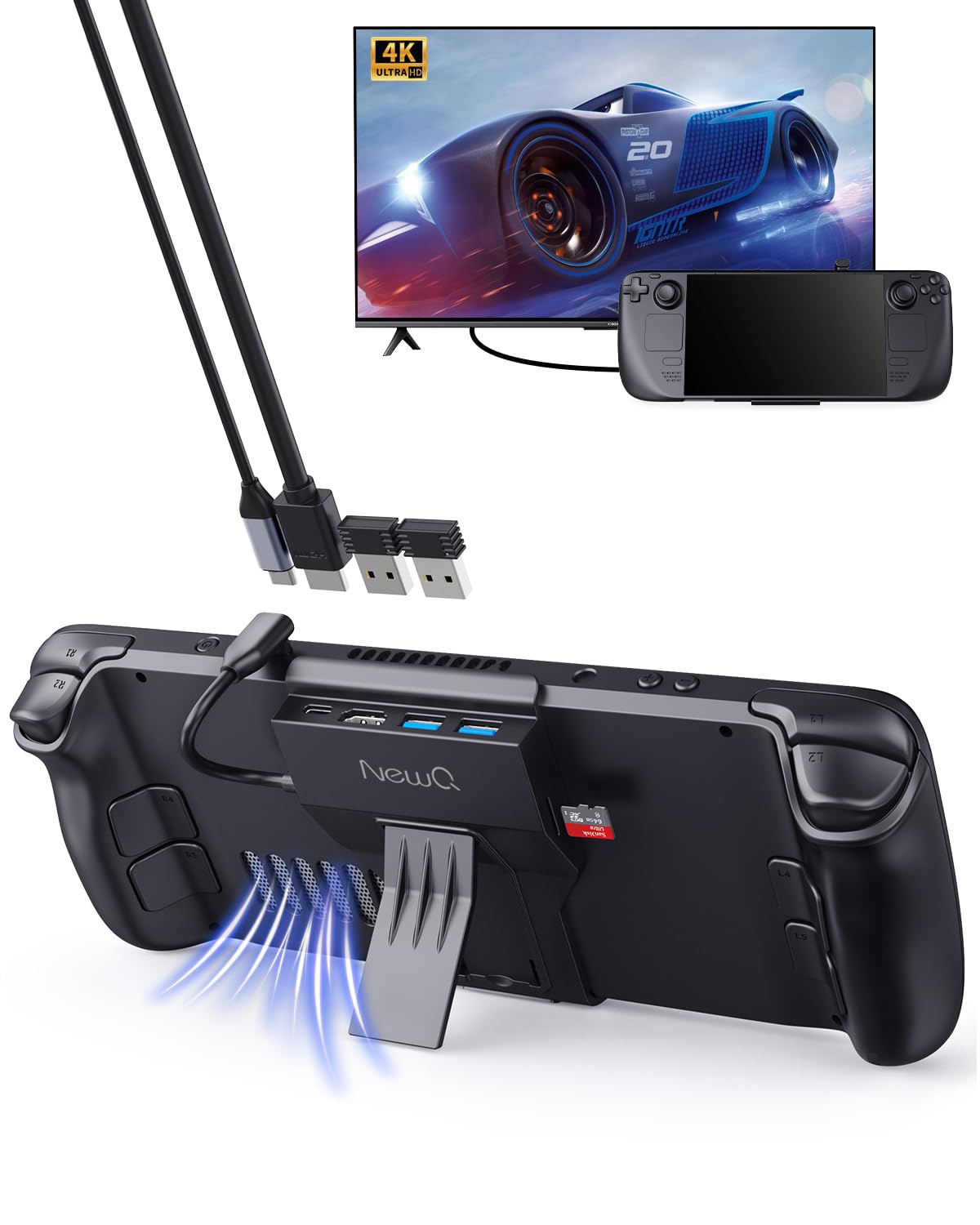 Amazon.co.jp: デスクトップおよびポータブルなSteam Deck Dock/Steam