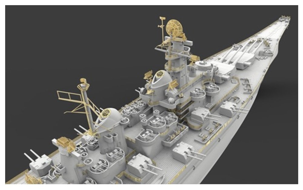 Amazon | ベリーファイア 1/700 アメリカ海軍 戦艦 ルイジアナ BB-71