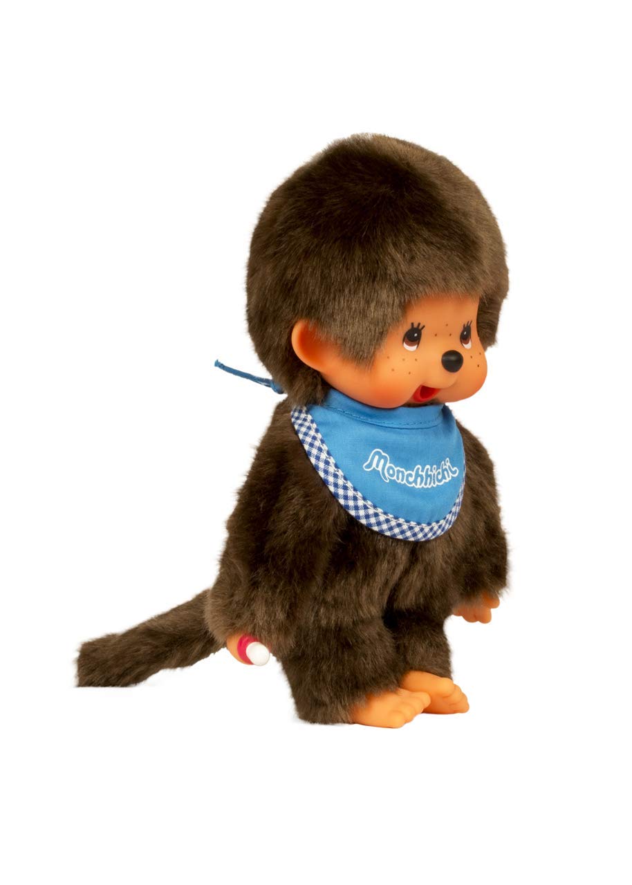 Amazon.com: Monchhichi 20cm Classic Boy (Blue) : Toys & Games