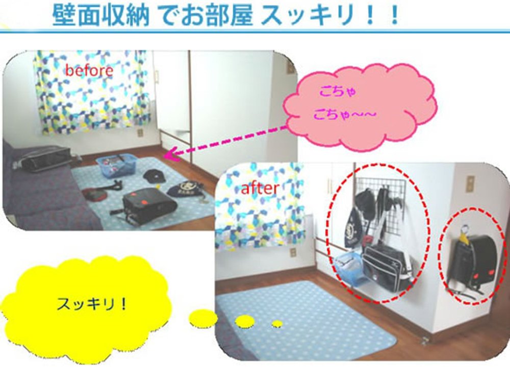 Amazon｜若林製作所 壁美人 ホチキスで取付壁掛けフック 石膏ボード用