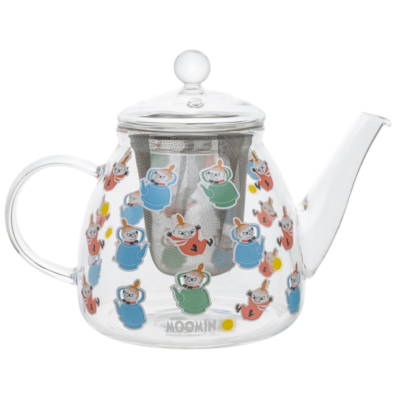 Amazon｜コージカンパニー 耐熱ポット ムーミン リトルミイ 透明 500ml