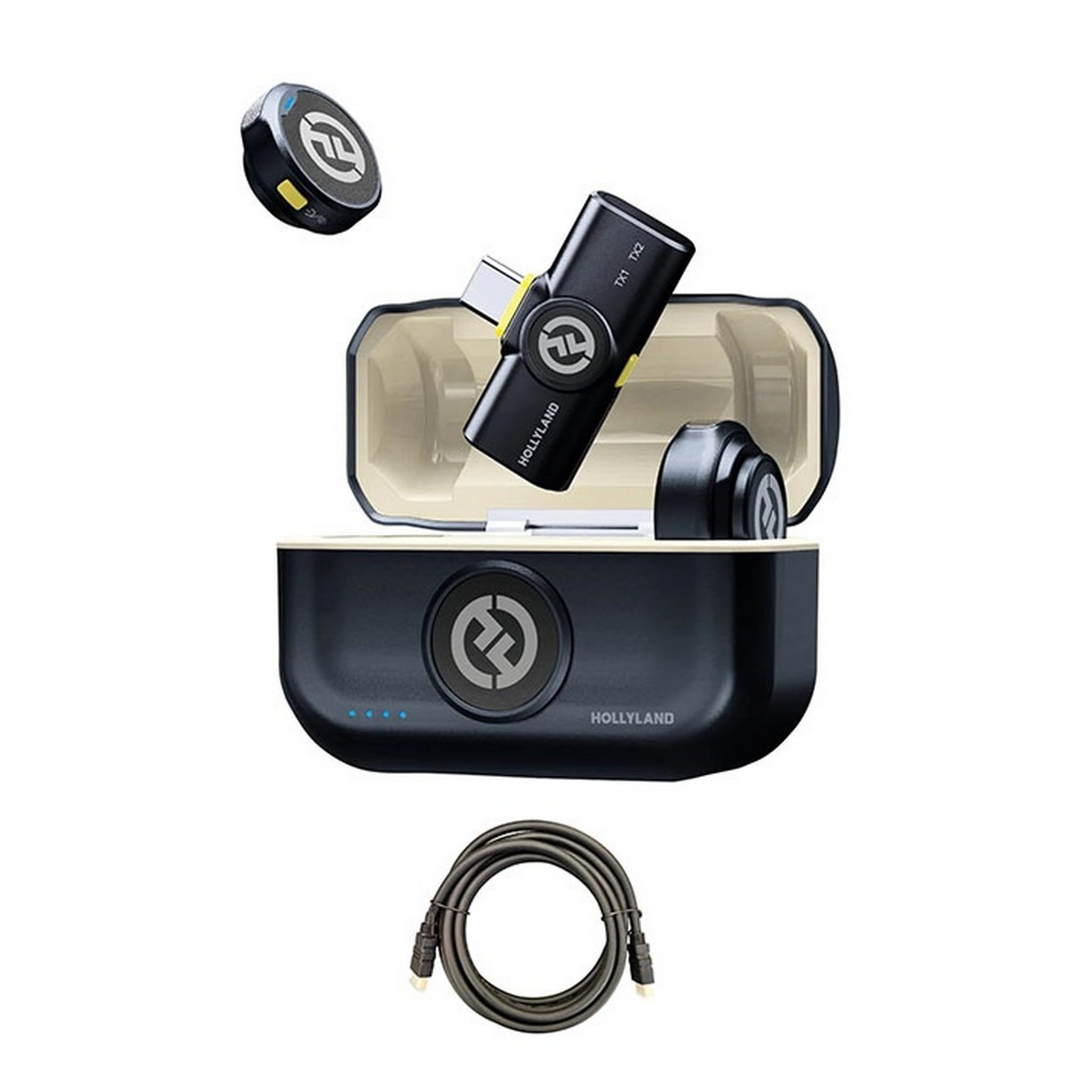 Amazon.com : Hollyland Lark M2 USB-C 2.4 GHz Charcoal Wireless