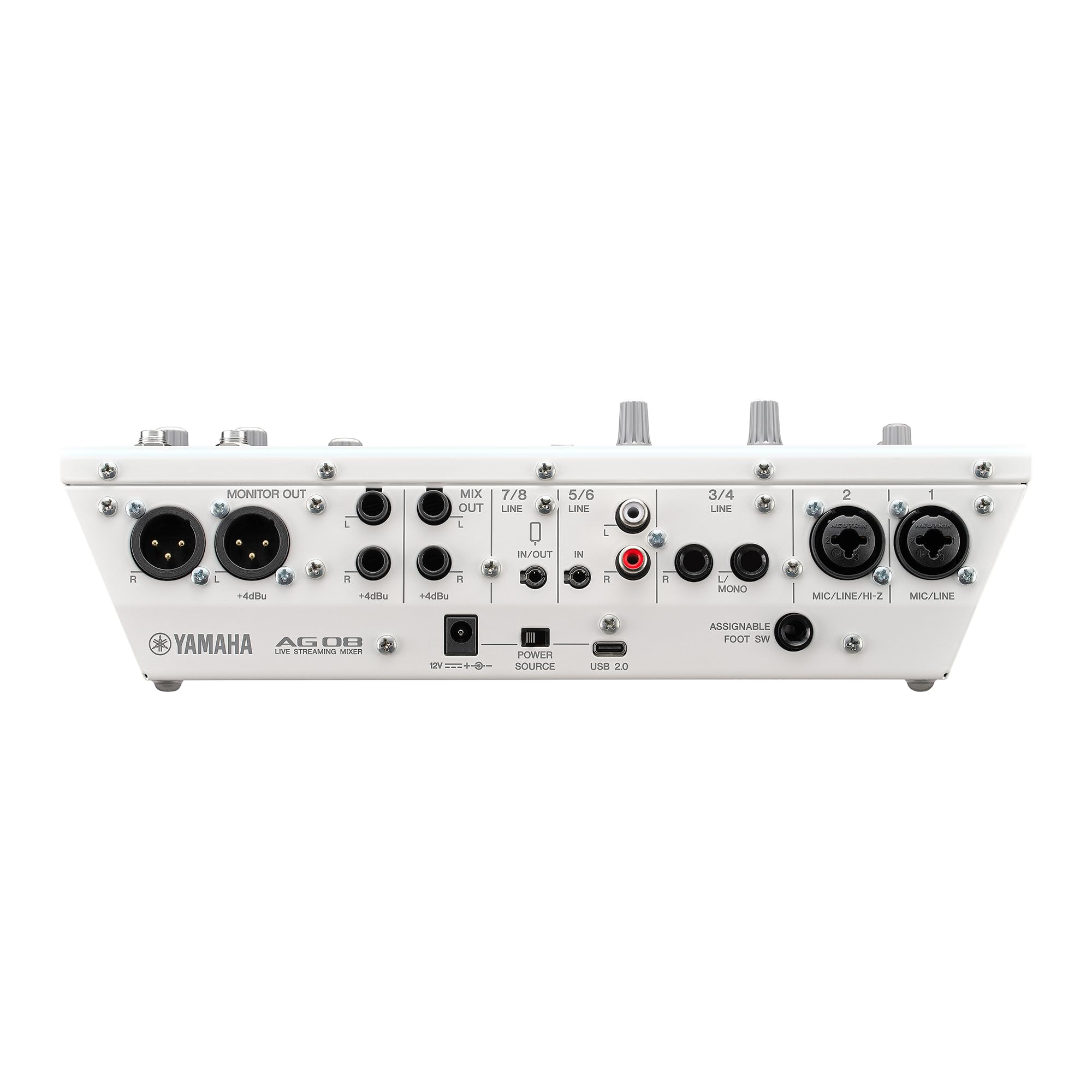 Amazon.com: Yamaha AG08 White 8-Channel Live Streaming Loopback