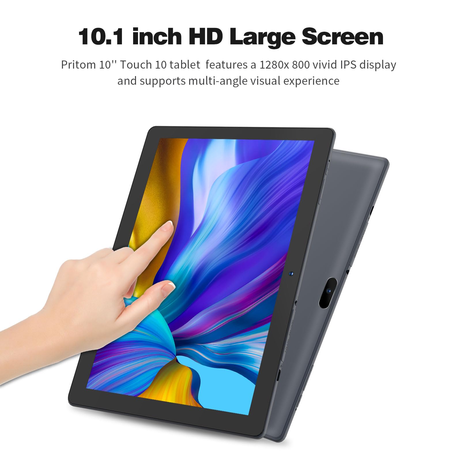 Amazon.com : PRITOM 10 inch Tablet Android 13, Tablet with Case