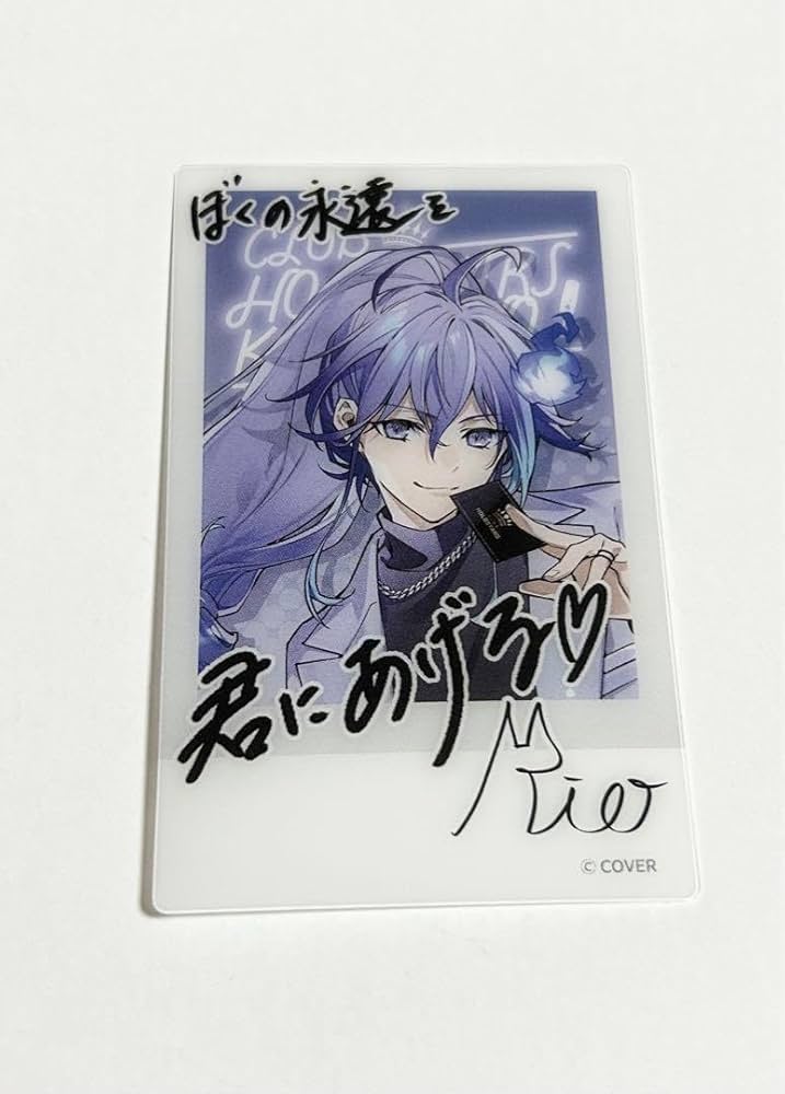 Amazon.co.jp: ホロスターズ チェキ風カード サイン入り 水無世燐央