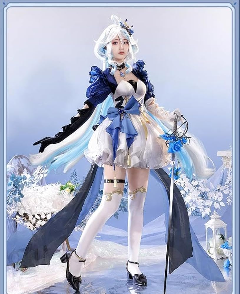 Amazon.co.jp: [ZHUANG] 原神 フリーナ コスプレ衣装 （ 道具 靴