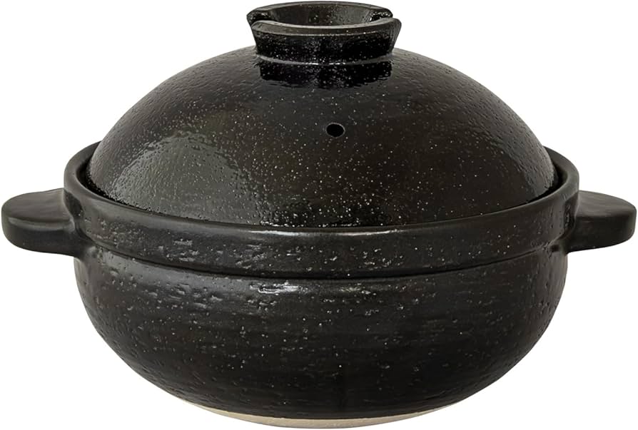 Amazon｜かまどさんプレミアム 三合炊き 墨 土鍋 長谷園 かまどさん