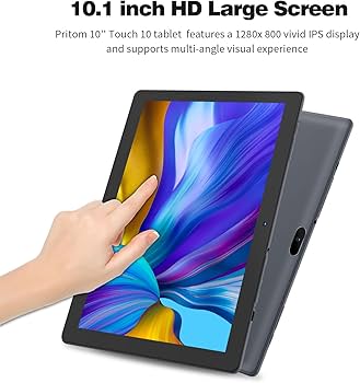 Amazon.com : PRITOM 10 inch Tablet Android 13, Tablet with Case