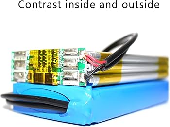 Amazon.co.jp: 12V 6000mAh ポリマー リチウム バッテリー 充電式