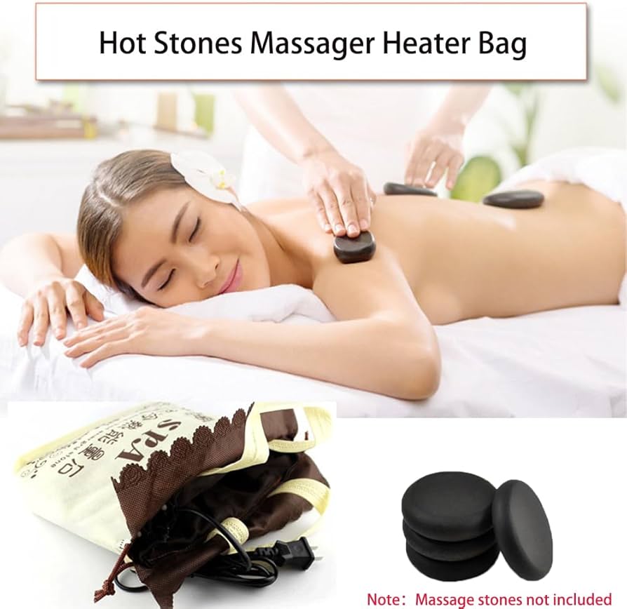 Amazon.co.jp: Skingwa ホット ストーン ウォーマー マッサージ 用