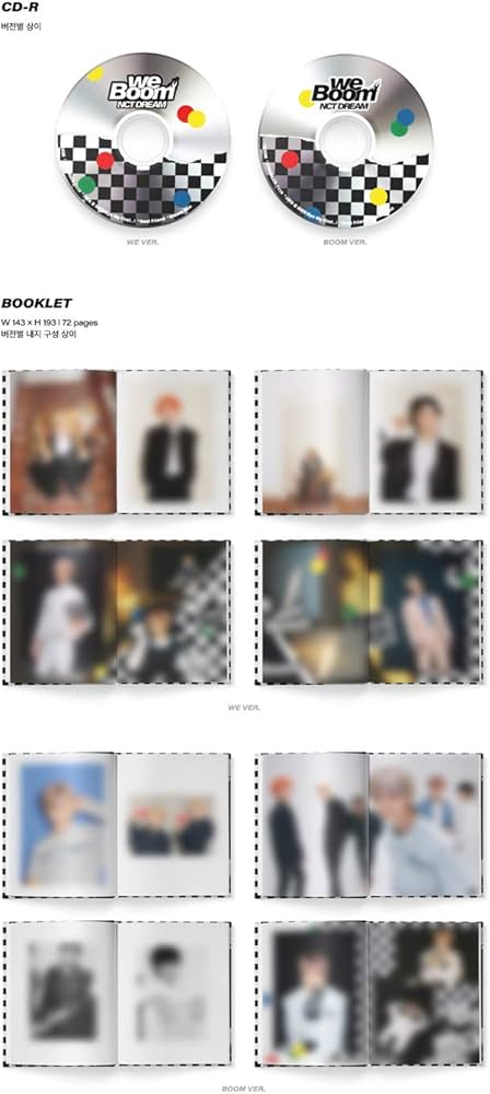 Amazon.com: [Reissue] NCT DREAM - WE BOOM (3rd Mini Album) Album+