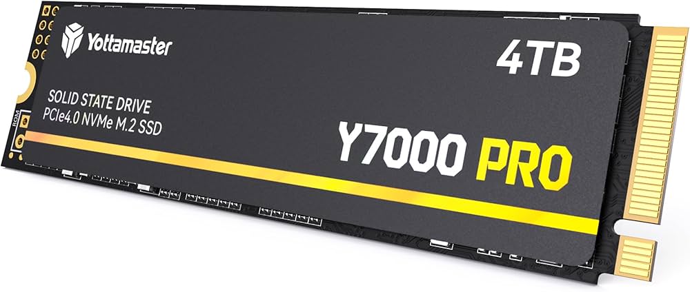 Amazon | Yottamaster 内蔵 SSD 4TB PCIe Gen4x4 M.2 NVMe 2280 最大