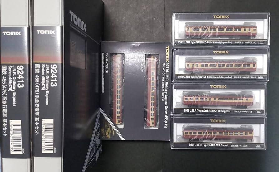 Amazon | TOMIX ハイグレード 92413 国鉄455(475)系急行電車12両フル