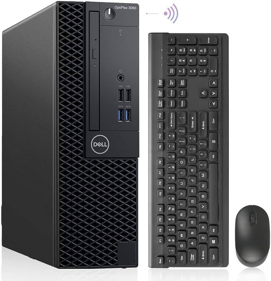 Dell OptiPlex 3060 Desktop Computers Windows 11 Pro Hexa Core i7
