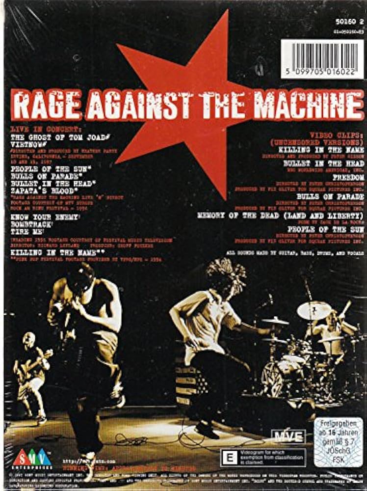 Amazon.co.jp: Rage Against the Machine [VHS] : Rage Against the