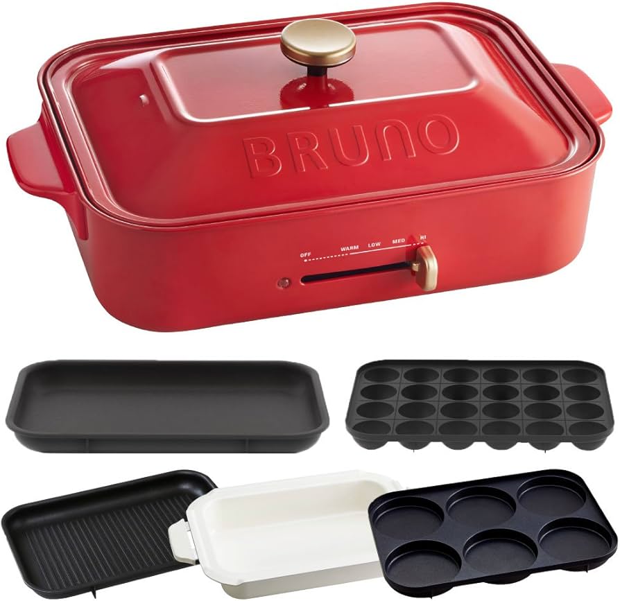 Amazon.com: BRUNO Compact hot Plate + Ceramic Coated pan + Grill