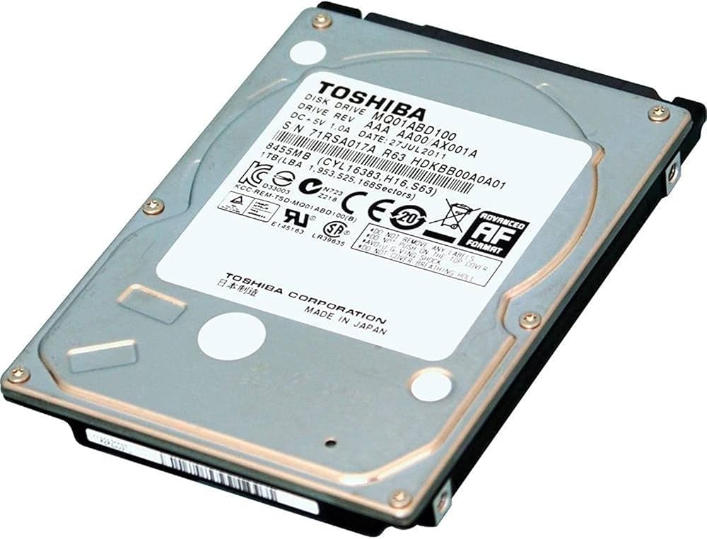 Amazon | 東芝 MQ01ABD MQ01ABD100 1TB 2.5インチ 内蔵ハードドライブ