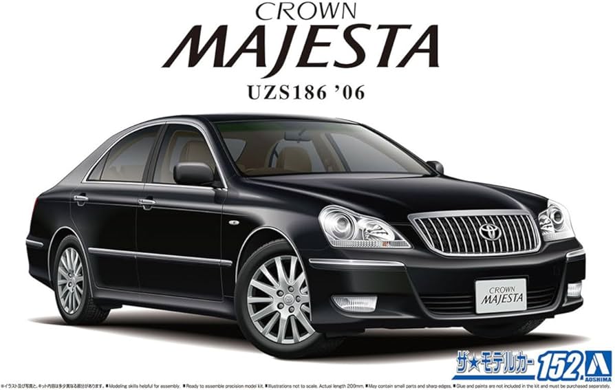 Amazon.com: Aoshima Toyota UZS186 Crown Majesta 2006 1:24 Scale