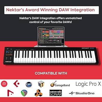 Amazon | Nektar Technology IMPACT GX61 DAW連携MIDIキーボード