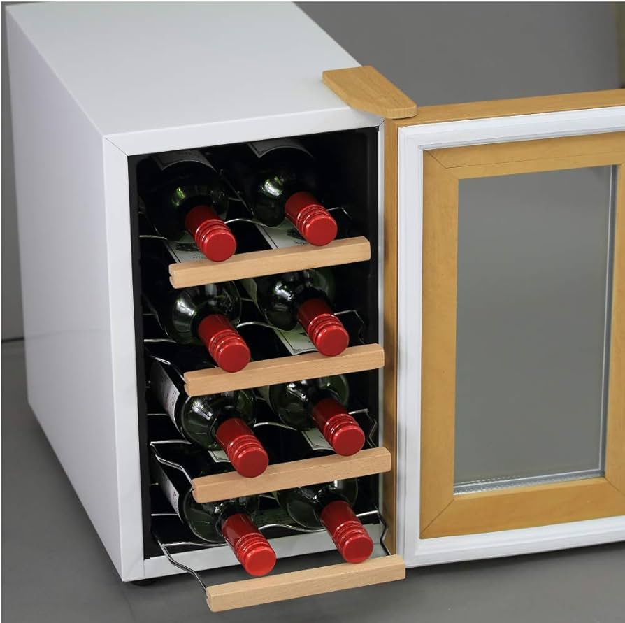 Amazon｜CE-8W-W(ホワイト) 8本用ワインセラー ペルチェ式｜ポアラー