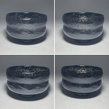 Amazon.co.jp: 「鉢開」 黒楽茶碗 平安祥悦造 利休七種之内 四方桟共箱