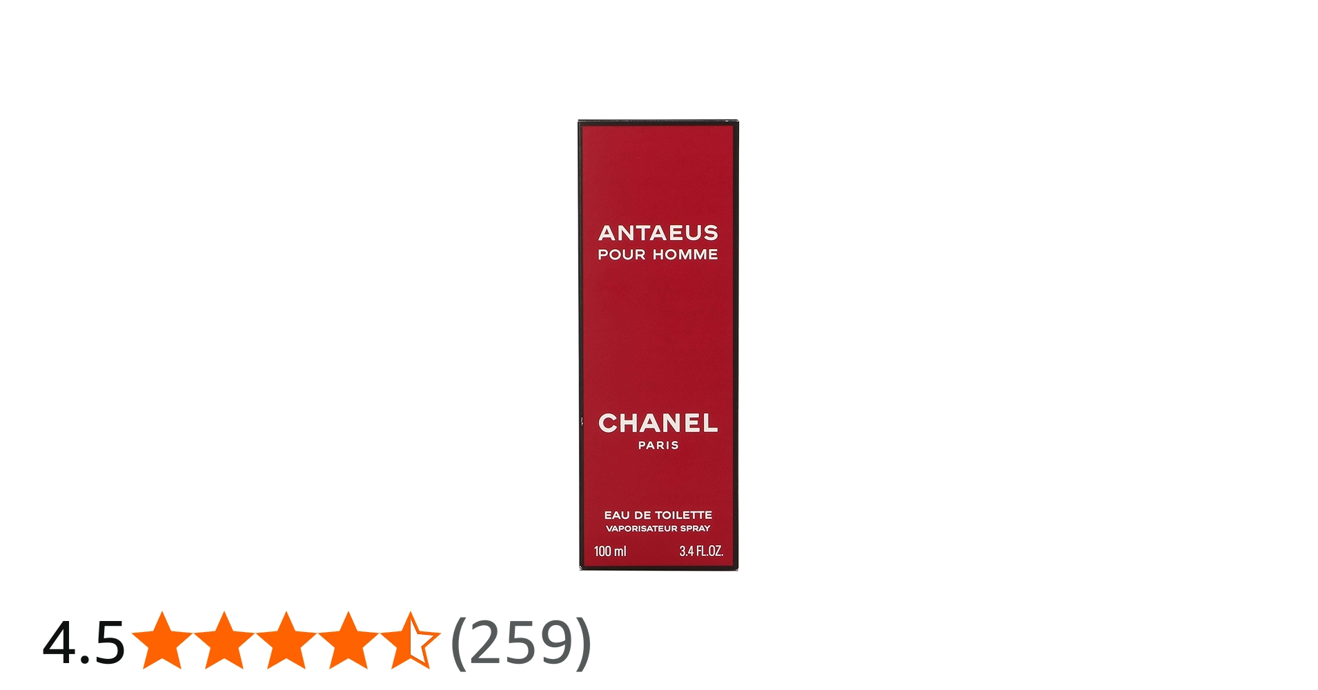 Chanel Antaeus Pour Homme Eau de Toilette 100ml : Buy Online at