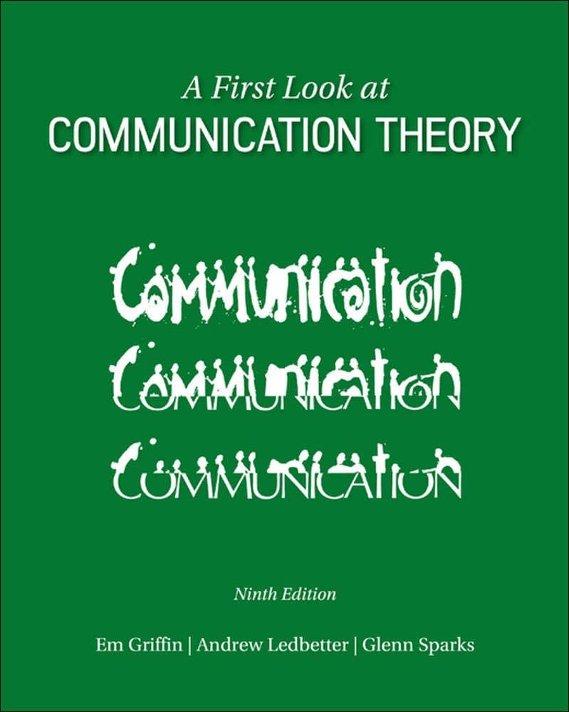 A First Look at Communication Theory: 9780073523927: Speech Books
