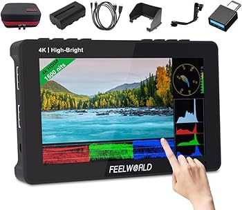 Amazon.com : FEELWORLD F6 Pro +Battery +Carry Case 5.5 Inch