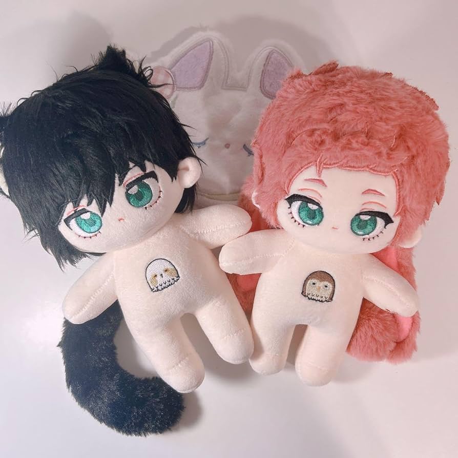 Amazon.co.jp: 黒髪緑目大な可愛い着せ替えぬいぐるみ20cm : おもちゃ