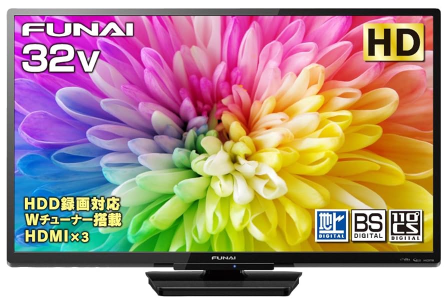 FUNAI液晶テレビ 32V型 2019年製 FL-32H1010 リモコン付 【公式通販】