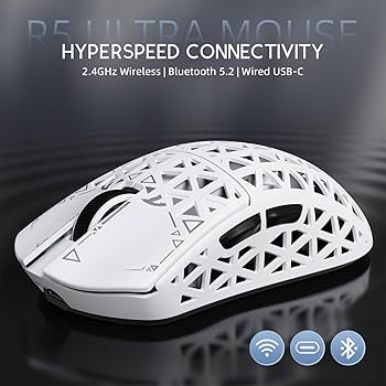 Amazon.com: ATTACK SHARK R5Ultra 8K Carbon Fiber Wireless Gaming