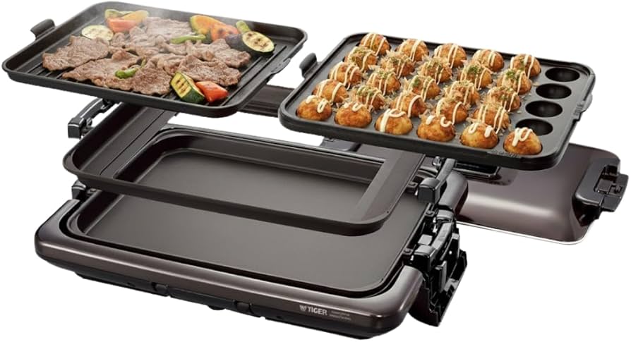 Amazon | タイガー魔法瓶(TIGER) ホットプレート3枚セット 平面