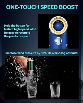 Amazon | KiCA JetFan 2S 多機能 エアダスター 充電式 (ブルー