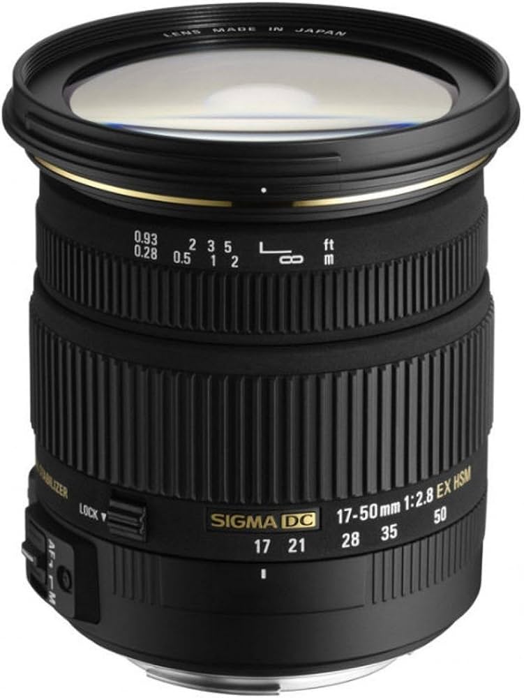 Sigma 17-50mm F2.8 DC OS HSM Large Aperture Standard Zoom Lens for