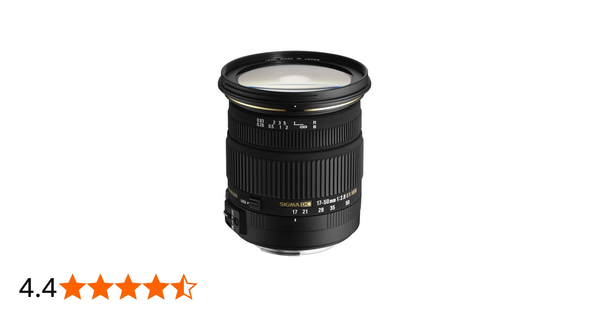 Amazon | SIGMA 標準ズームレンズ 17-50mm F2.8 EX DC HSM