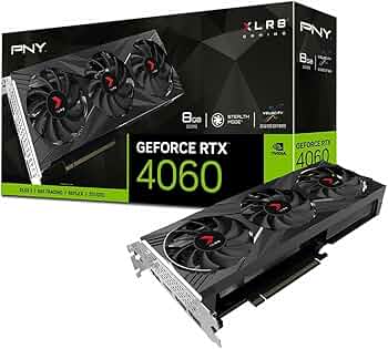 Amazon | PNY GEFORCE RTX™ 4060 8GB XLR8 Gaming VERTO RGB トリプル
