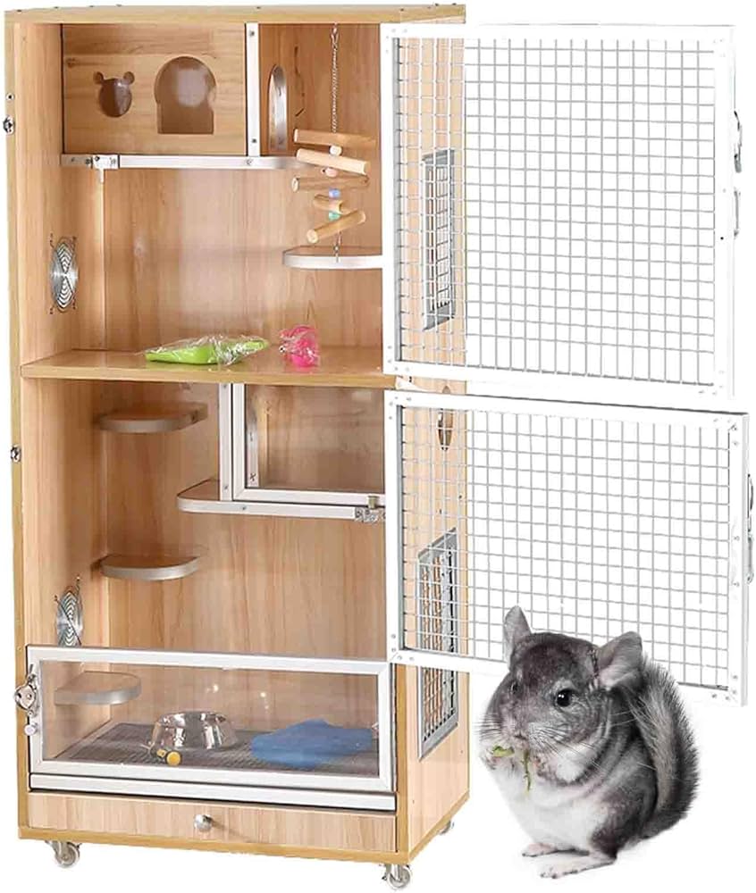 Amazon.co.jp: チンチラ ケージ、フェレットケージ大型チンチラケージ