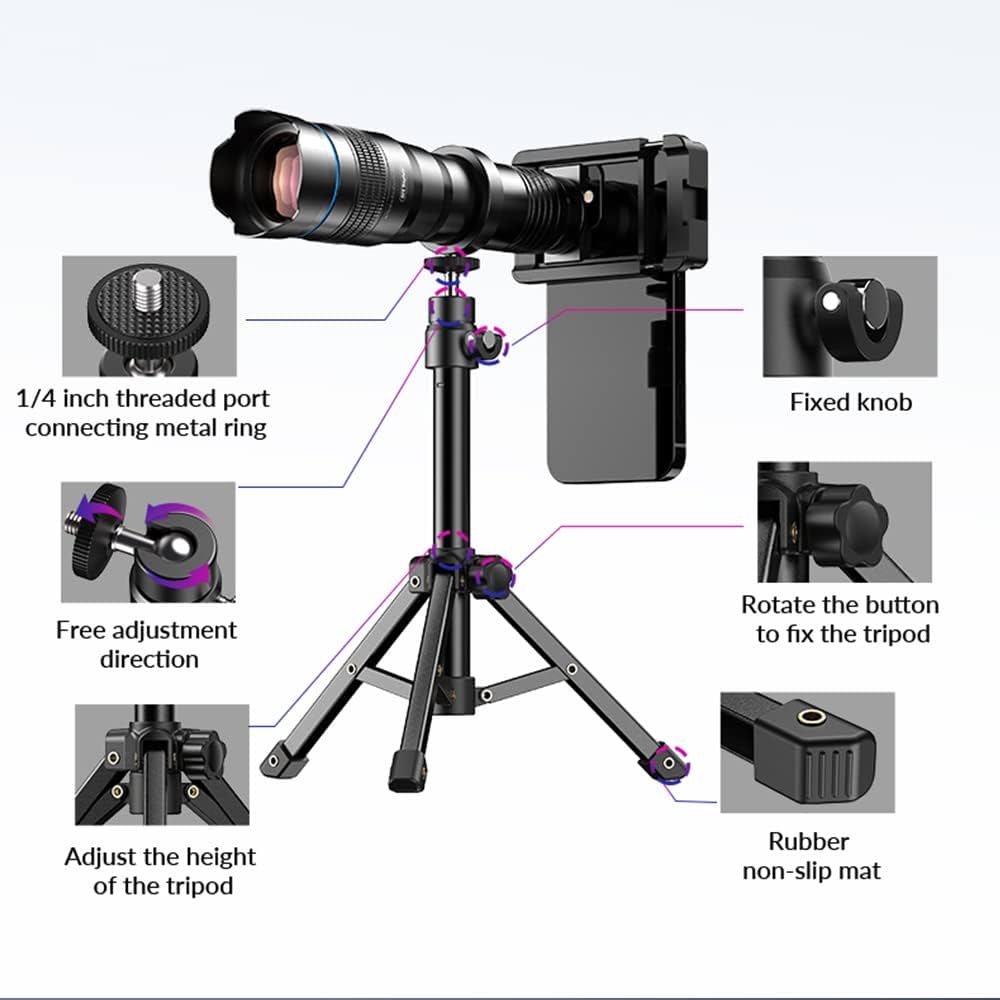 Amazon.co.jp: スマホ用カメラレンズ 携帯電話 36X 望遠レンズキット