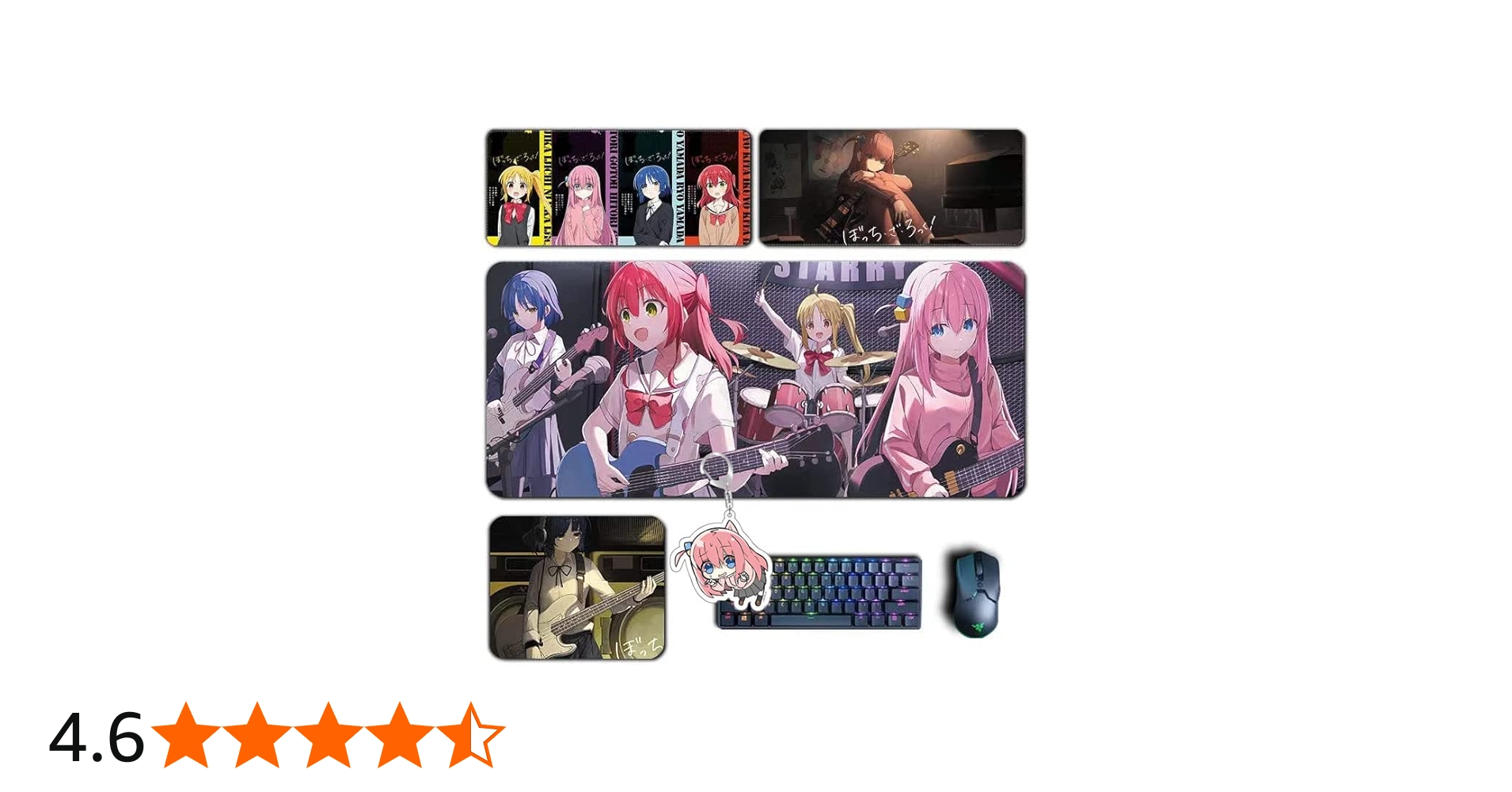 Amazon.co.jp: ぼっちざろっく マウスパッド プレイマット デスク