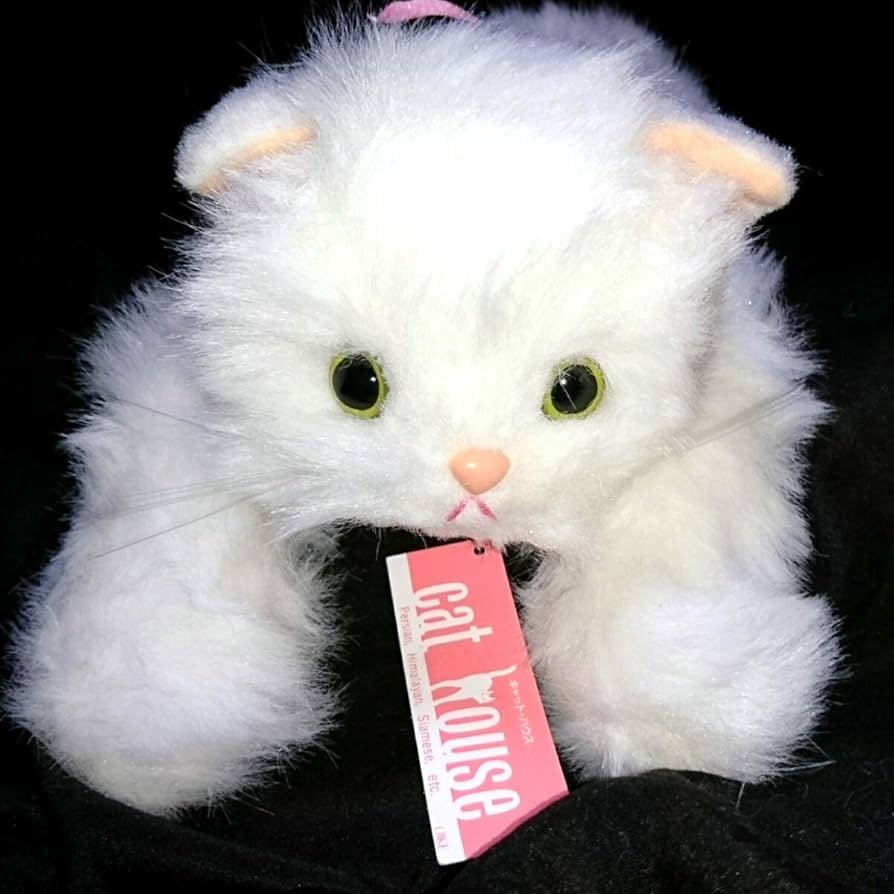 Amazon.co.jp: タグ付 70cm 猫 ねこ ネコ オオイケ ペルシャ猫 ボビー