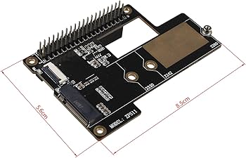 Amazon.com: ZDE ZP511 PCIe to M.2 Key M NVMe HAT SSD Hard Drive