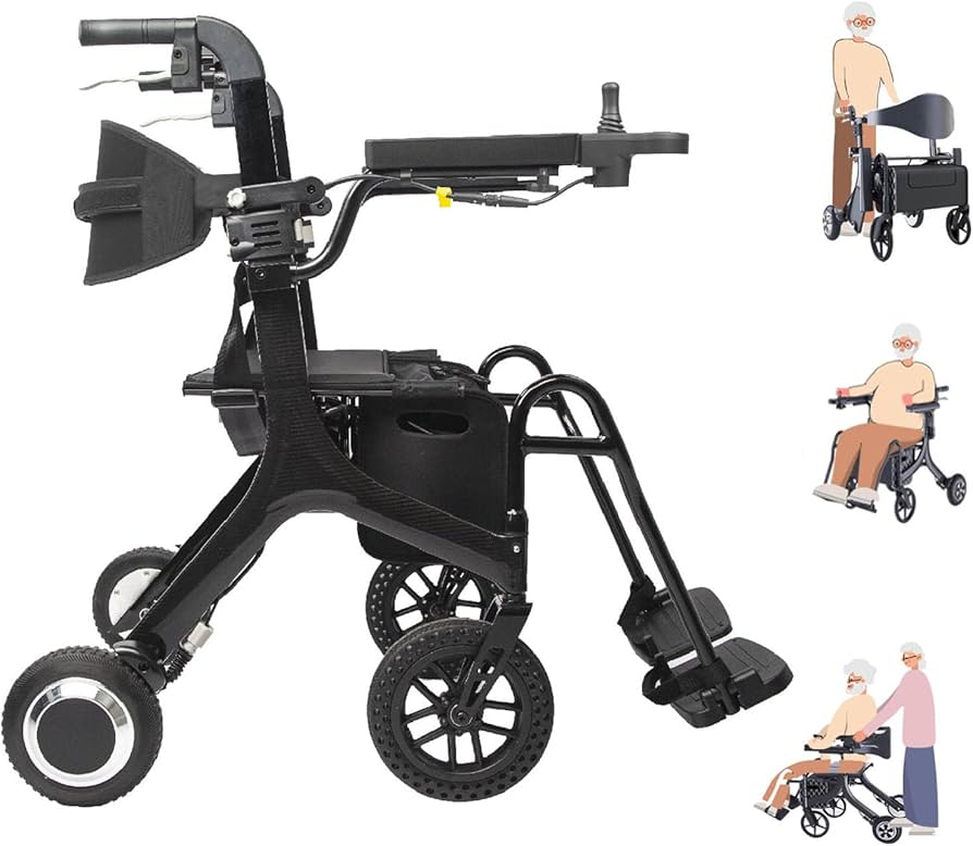 Amazon | Sinceborn電動車椅子 シニアカー 電動アシスト付き歩行車 自