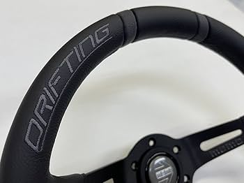 Amazon | MOMO DRIFTING 330D 85mm ディープコーン ブラックスポーク